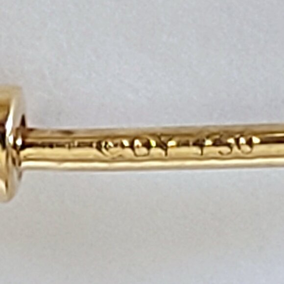 David Yurman Solari 18K YG Diamond Showcasing Rare Yellow Pearl Drop Earrings - Picture 6 of 11